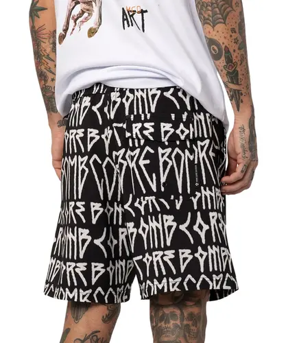 Bermuda MCD Travis Bomb Core Bomb Preto