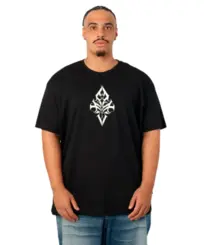 Camiseta MCD Oversized Espada Caligrafitti Preto