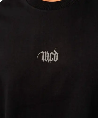 Camiseta MCD Regular Caligrafitti Relevo Preto