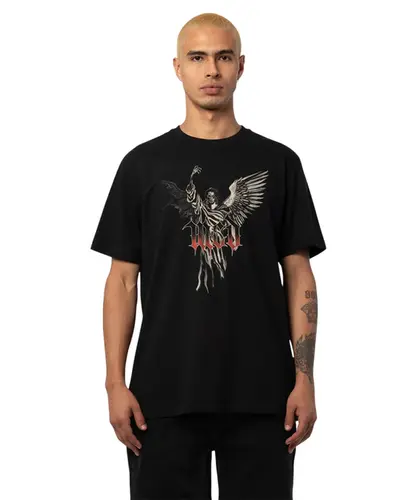Camiseta MCD Caveira Anjo Preto