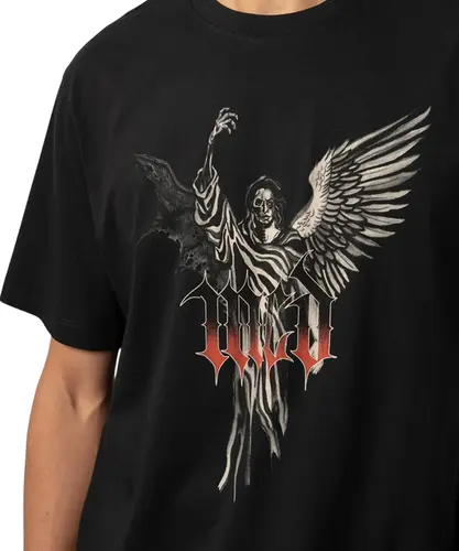 Camiseta MCD Caveira Anjo Preto