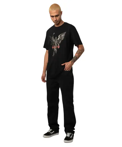 Camiseta MCD Caveira Anjo Preto