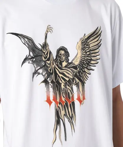 Camiseta MCD Caveira Anjo Branco