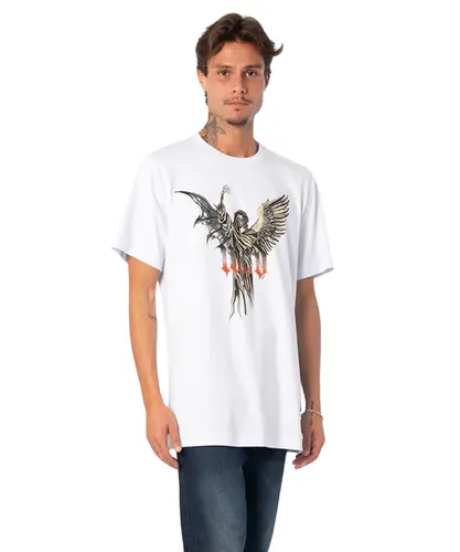 Camiseta MCD Caveira Anjo Branco