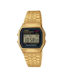 Relogio Casio Vintage Digital Dourado e Preto