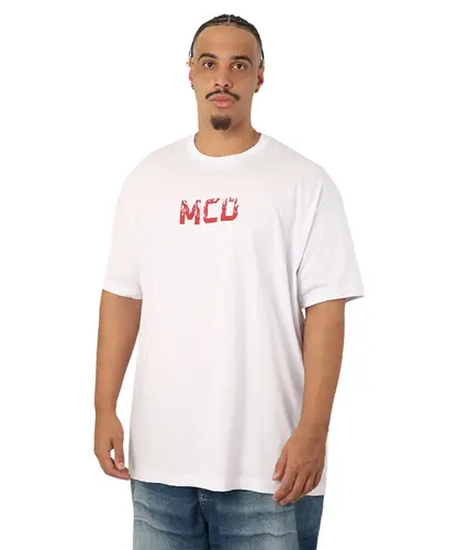Camiseta MCD Oversized Fogo Branco