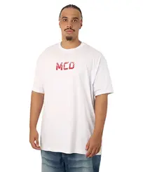 Camiseta MCD Oversized Fogo Branco