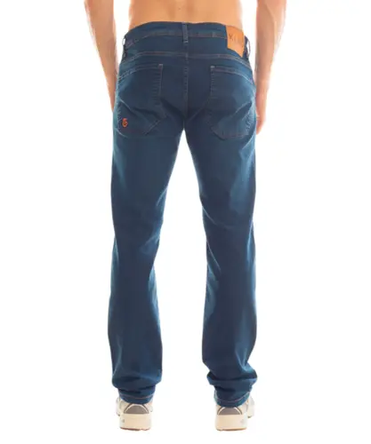 Calça Kayland Denim Slim Stone Washed Blue Indigo