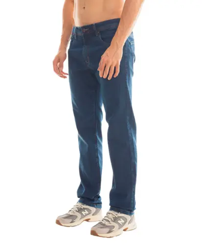 Calça Kayland Denim Slim Stone Washed Blue Indigo