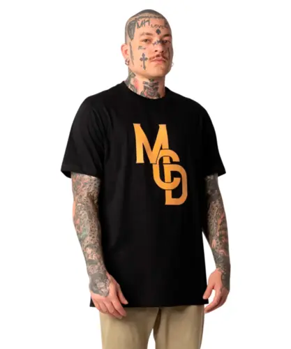 Camiseta MCD Regular Entrelaçado Preto
