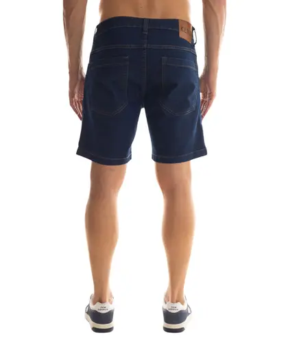 Bermuda Kayland Walk Denim Washed Blue Indigo