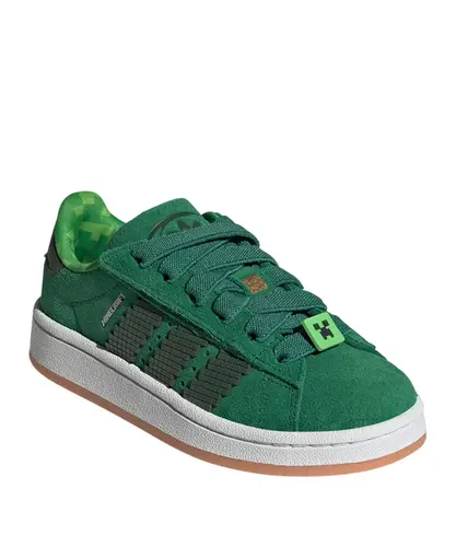 Tênis Adidas Campus 00s Infantil Comfort Closure Elastic Lace x Minecraft Green
