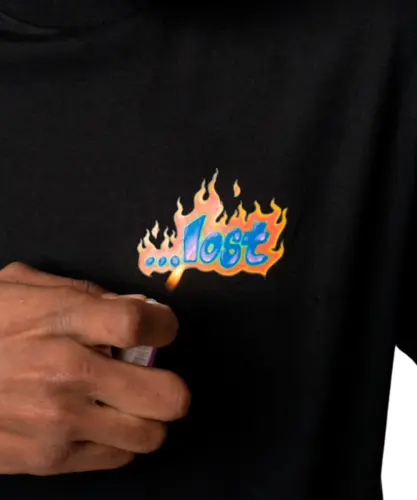 Camiseta Lost Thermic Preto