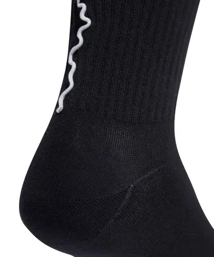 Meias Adidas Ruffle Crew Branco e Preto