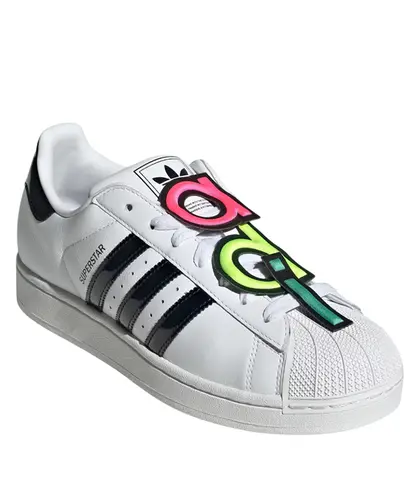 Tênis Adidas Superstars II Pride Cloud White Core Black