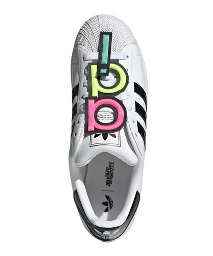 Tênis Adidas Superstars II Pride Cloud White Core Black