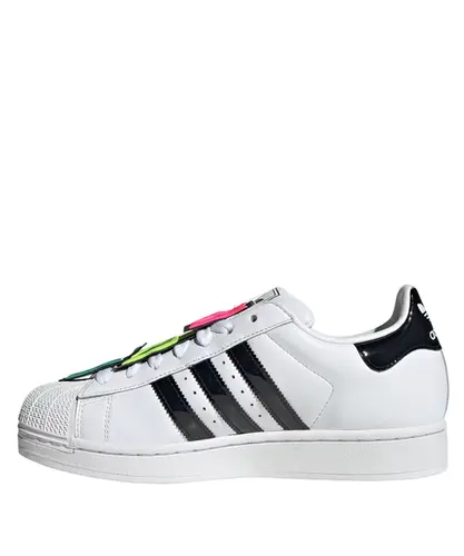 Tênis Adidas Superstars II Pride Cloud White Core Black