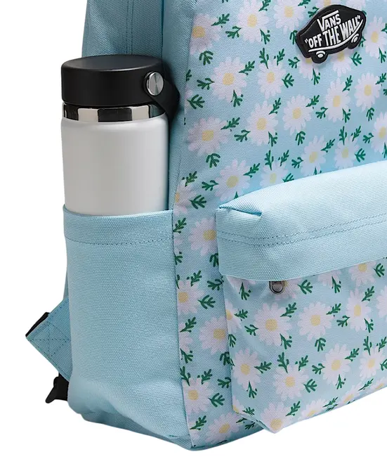 Mochila Vans Old Skool Grom Crystal Azul - Mochila Vans Old Skool