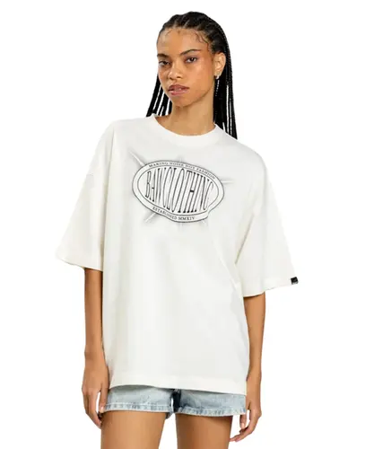 Camiseta New Over Baw Luminous Off White