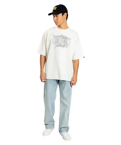 Camiseta New Over Baw Luminous Off White