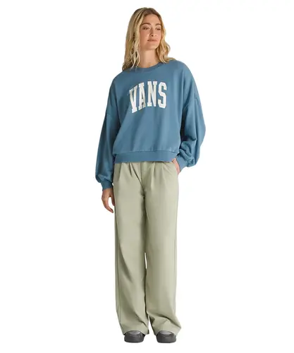 Moletom Stadium Loose Po Crew Blue