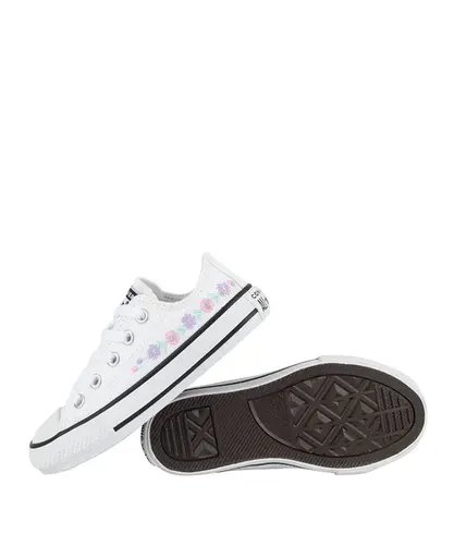Tênis Converse Chuck Taylor Branco e Lilas Violeta