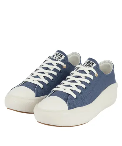 Tênis Converse Chuck Taylor All Star Move Ox Crafted Azul Grafite