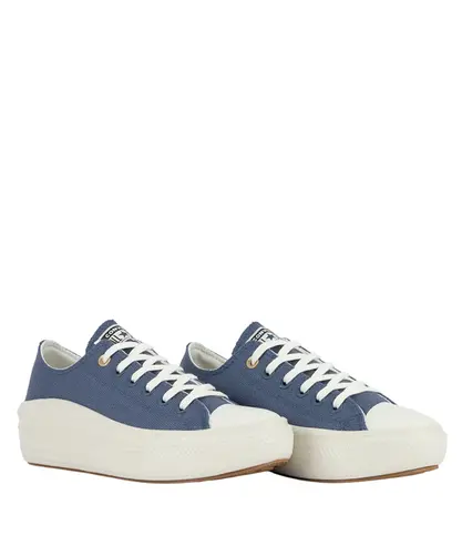 Tênis Converse Chuck Taylor All Star Move Ox Crafted Azul Grafite