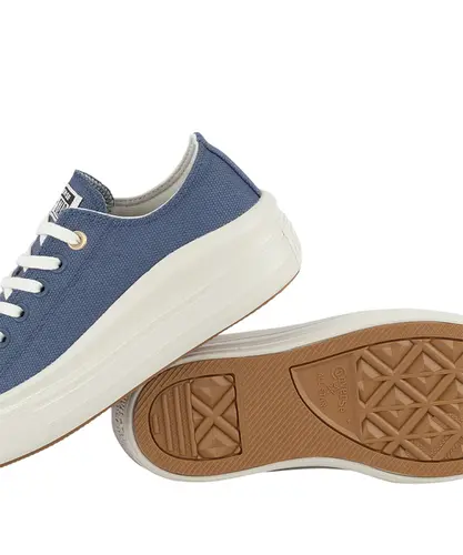 Tênis Converse Chuck Taylor All Star Move Ox Crafted Azul Grafite