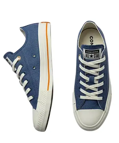 Tênis Converse Chuck Taylor Azul Grafite e Amendoa