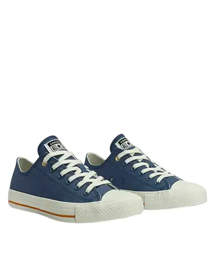 Tênis Converse Chuck Taylor Azul Grafite e Amendoa