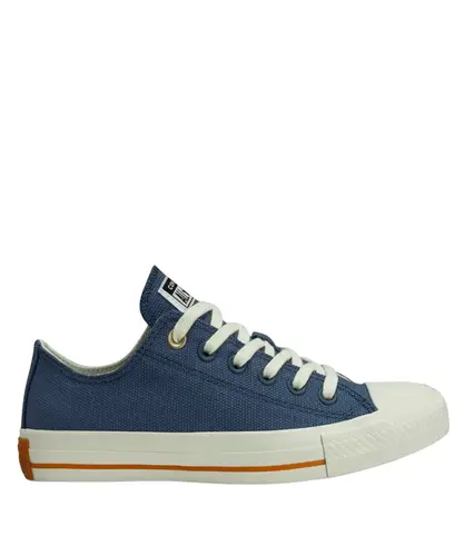 Tênis Converse Chuck Taylor Azul Grafite e Amendoa