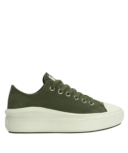 Tênis Converse Chuck Taylor All Star Move Ox Suede Verde Militar