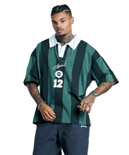 Camiseta Polo Approve Master Listras Preta