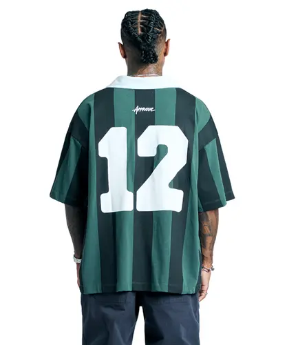 Camiseta Polo Approve Master Listras Preta