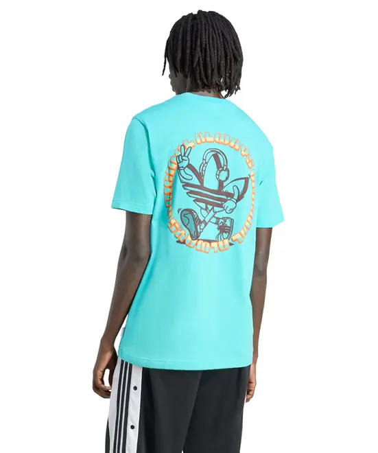 Camiseta Adidas Trefoil Graf Semi Mint Rush - Camiseta Adidas