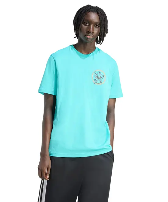 Camiseta Adidas Trefoil Graf Semi Mint Rush - Camiseta Adidas