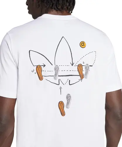 Camiseta Adidas Grafica Lo SS White