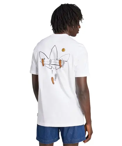 Camiseta Adidas Grafica Lo SS White