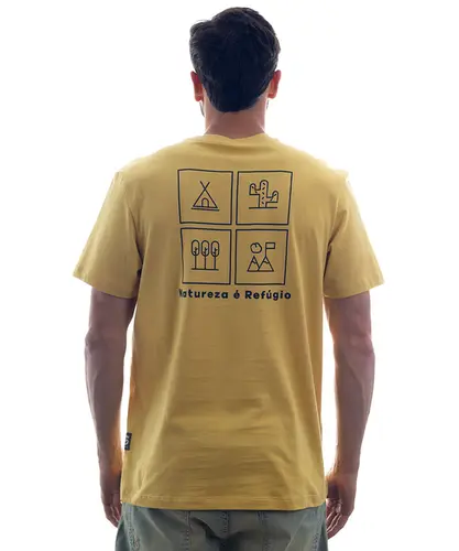 Camiseta Kayland Essential Refúgio Amarelo