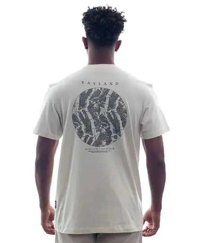 Camiseta Kayland Essential Maps Bege Natural