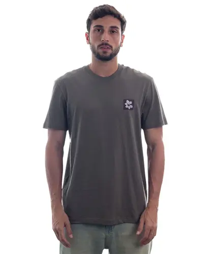 Camiseta Kayland Essential Flores Verde Militar