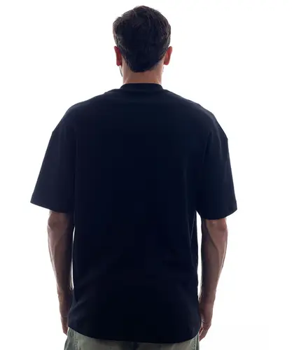 Camiseta Kayland Wide Out Of Office Preto