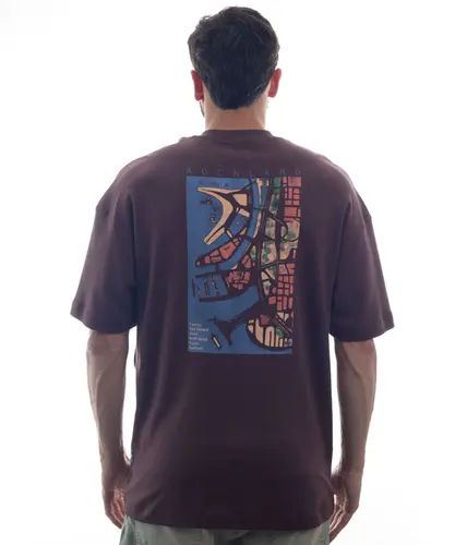 Camiseta Kayland Wide Auckland Marrom Mogno