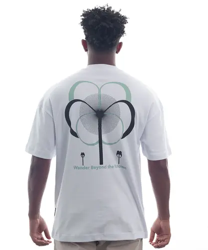 Camiseta Kayland Wide Flower Lines Branco