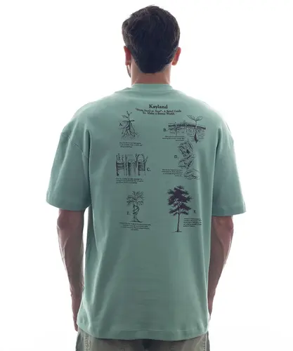 Camiseta Kayland Wide Tree Verde Menta