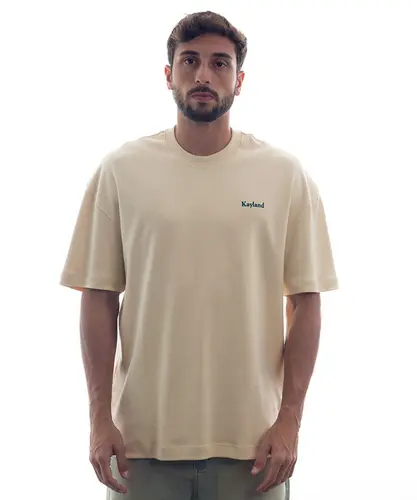 Camiseta Kayland Wide Tree Bege Biscoito