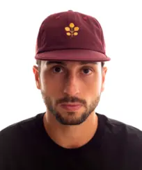 Boné Kayland Dad S Cap Aba Reta Zealandia Vinho
