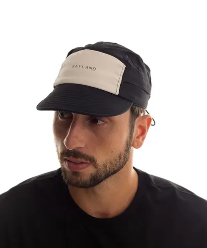 Boné Kayland 5 Panel Biker Preto