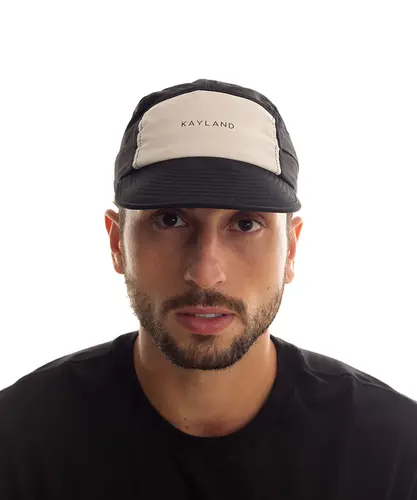 Boné Kayland 5 Panel Biker Preto